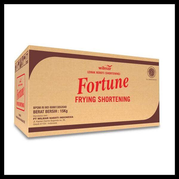Fortune Frying - Minyak Goreng Padat 15kg / Makanan / Minyak / Minyak Padat