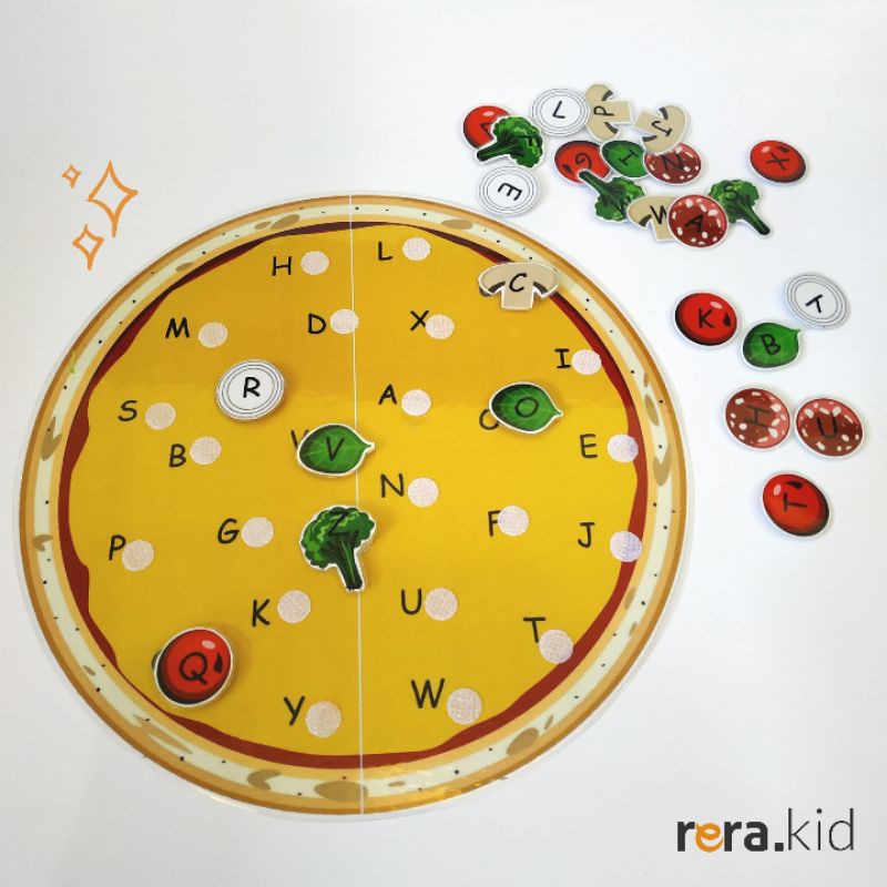 Mainan Edukasi Anak Huruf Busy Page Busy Box Mainan Terapi - Alphabet