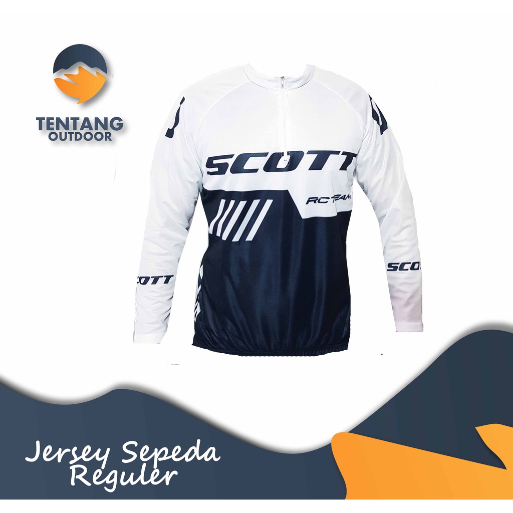 Jersey Sepeda Baju  Kaos  Lengan  Panjang  Roadbike XC B081 