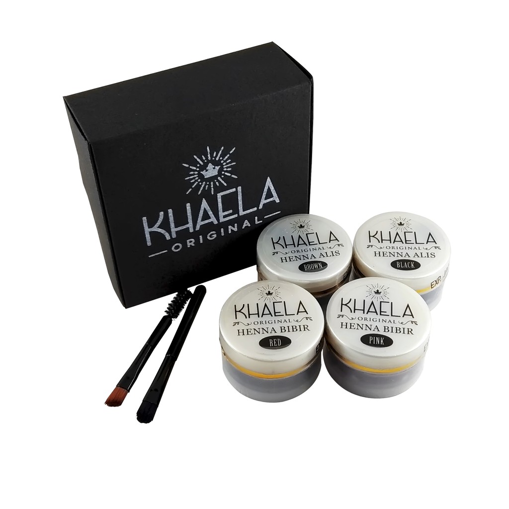 ORIGINAL Paket Exclusive Khaela Henna Original Henna Alis Dan