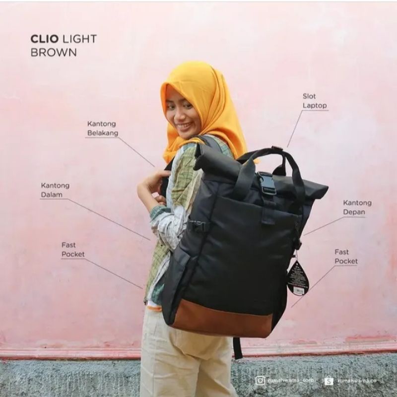 Tas Ransel CLIO Rumah Warna