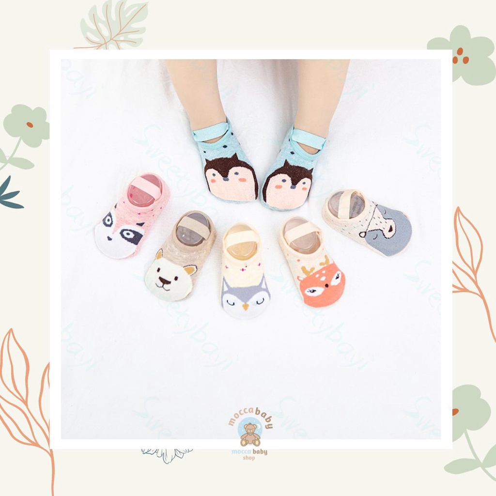 MBSS - Kaos Kaki Bayi Anak Laki Laki Perempuan Import Berkualitas newborn - 12 Bulan / KOREAN PETS