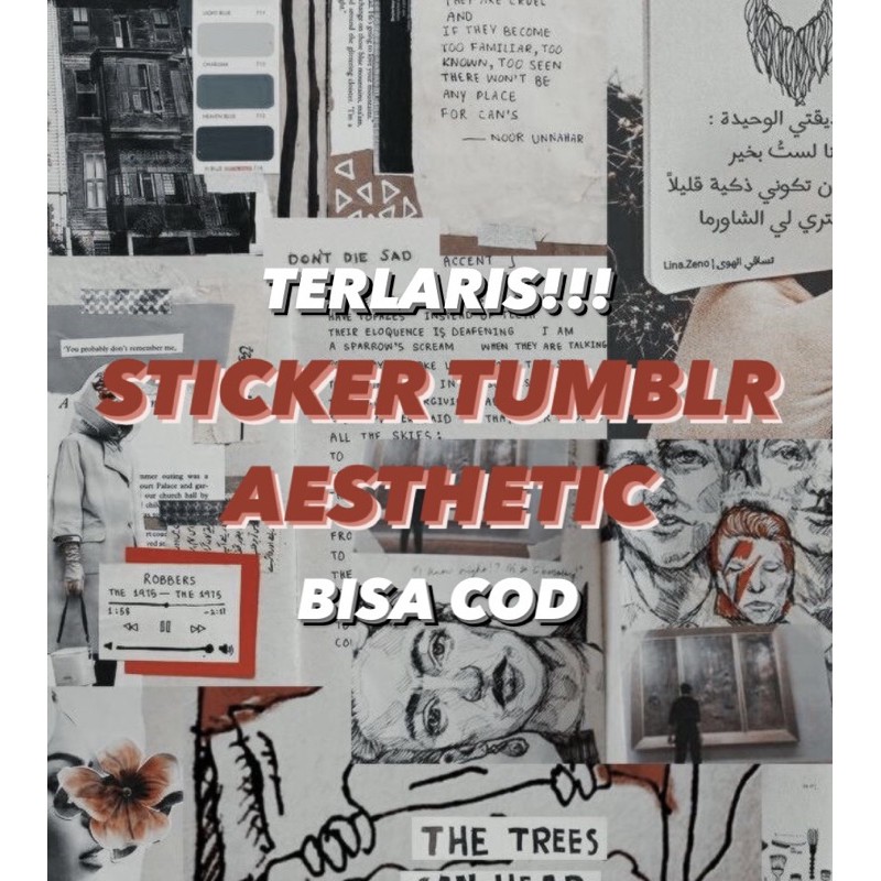 

[TERLARIS] Stiker Tumblr / Stiker Pack Aesthetic / Stiker Hp Laptop /Sticker Tumblr