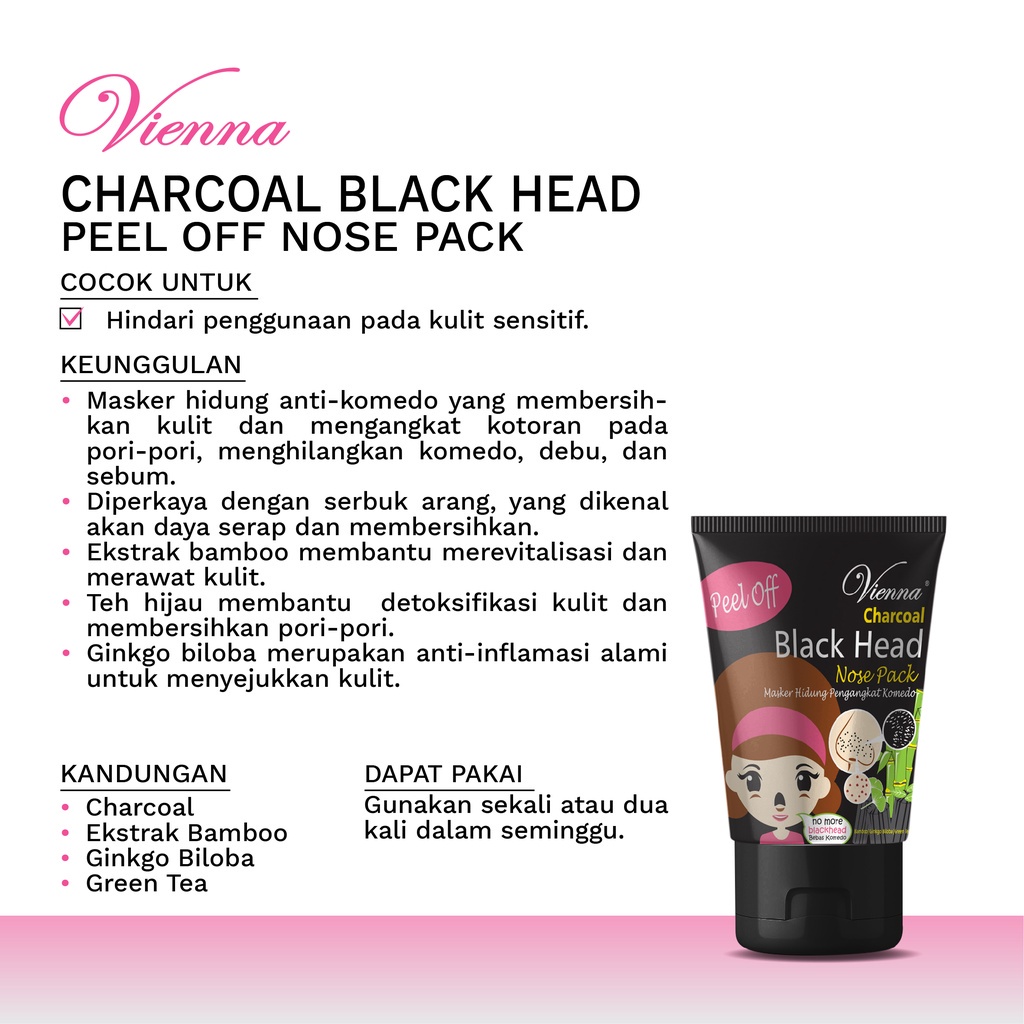 VIENNA Black Head Nose Pack 30mL