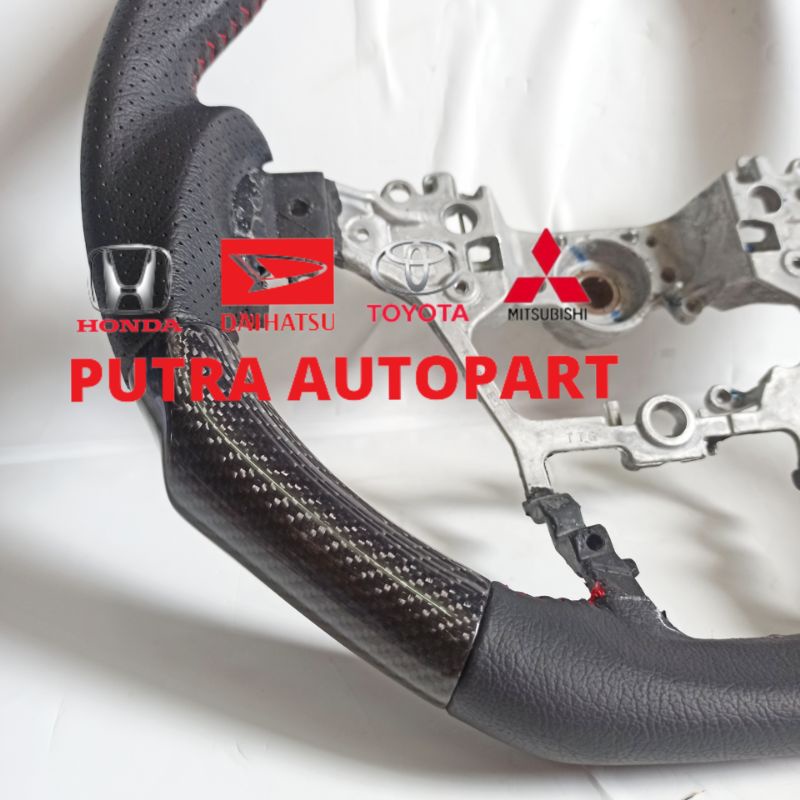 stir setir karbon kevlar innova reborn fortuner vrz hilux revo original