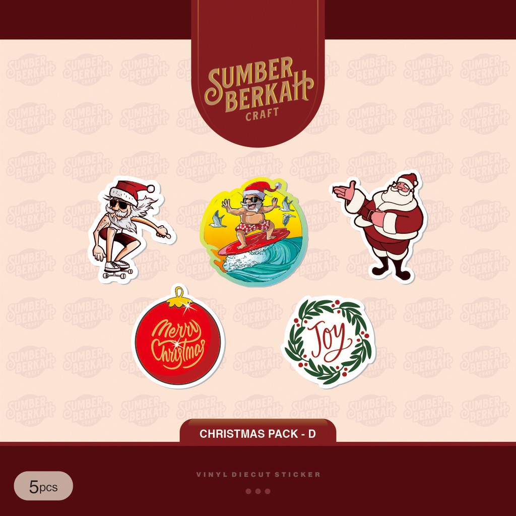 

STICKER STIKER NATAL CHRISTMAS MURAH