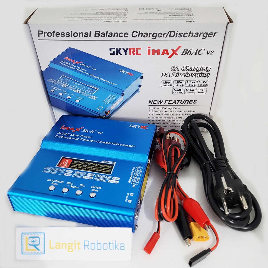 Original SKYRC IMAX B6AC V2 B6 AC Charger LIPO Lithium Polymer Lihv