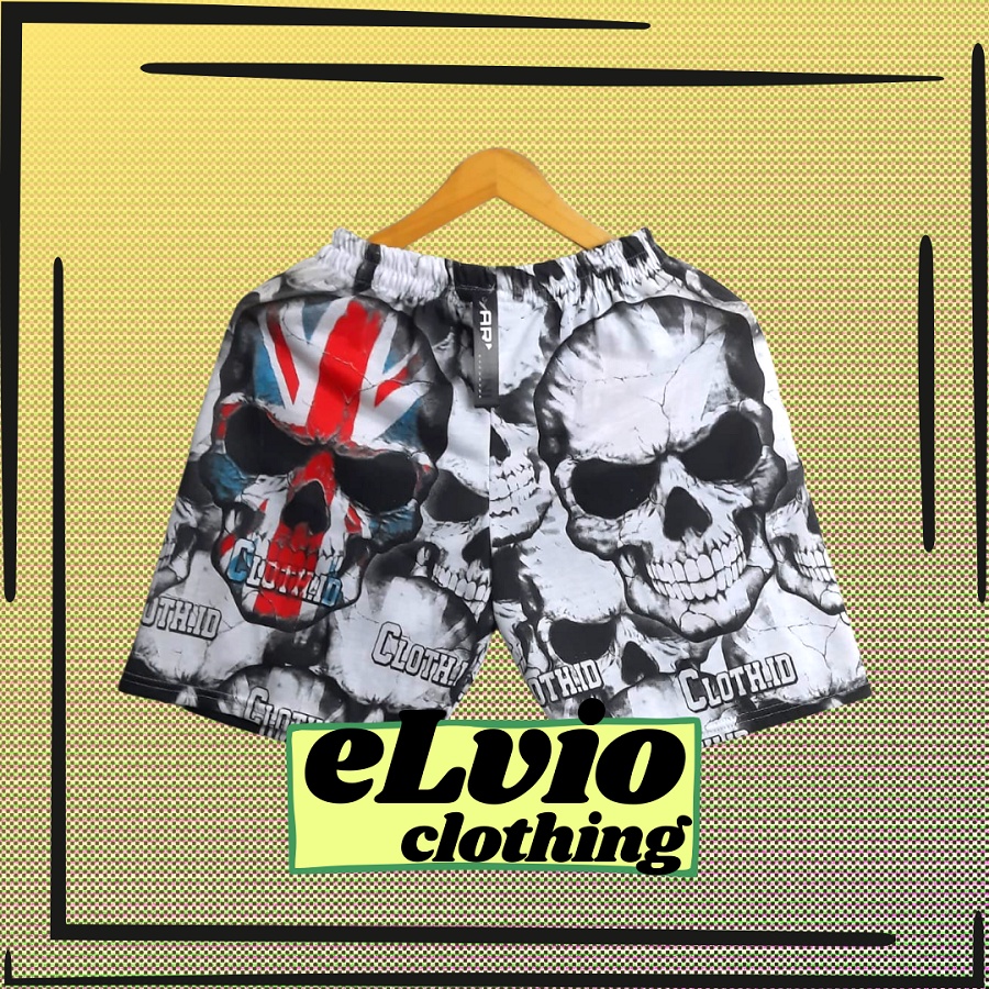 Celana boxer distro premium elvio clothing | Celana pendek | Celana distro