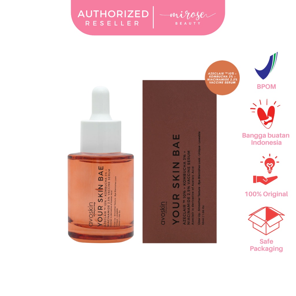 Avoskin Your Skin Bae Azeclair 10% + Kombucha 3% + Niacinamide 2,5% Vaccine Serum