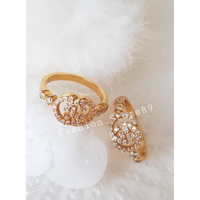 Cincin import cincin branded xuping GG perhiasan imitasi xuping replica emas import bestseller