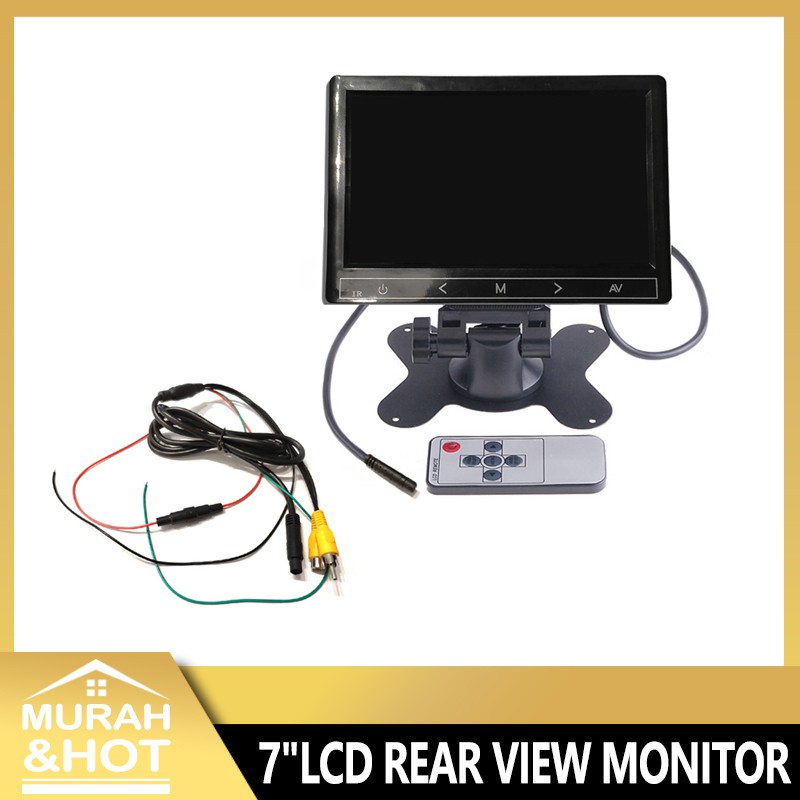 705DT monitor video TFT  lcd layar lebar headrest mobil Car