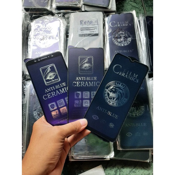 NEW ANTI GORES Ceramic Matte Anti Gores Blue Iphone 6 6s 7 8 Plus 6+ 6s+ 7+ 8+ X Xs Xr 11 12 Pro Max Mini