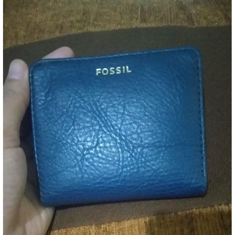 Fossil Bifold Navy Preloved
