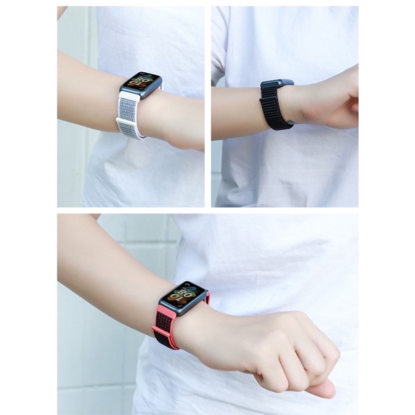 Strap Huawei Band 7 Nilon Colors Tali Jam Huawei Band 7 Nilon Berwarna