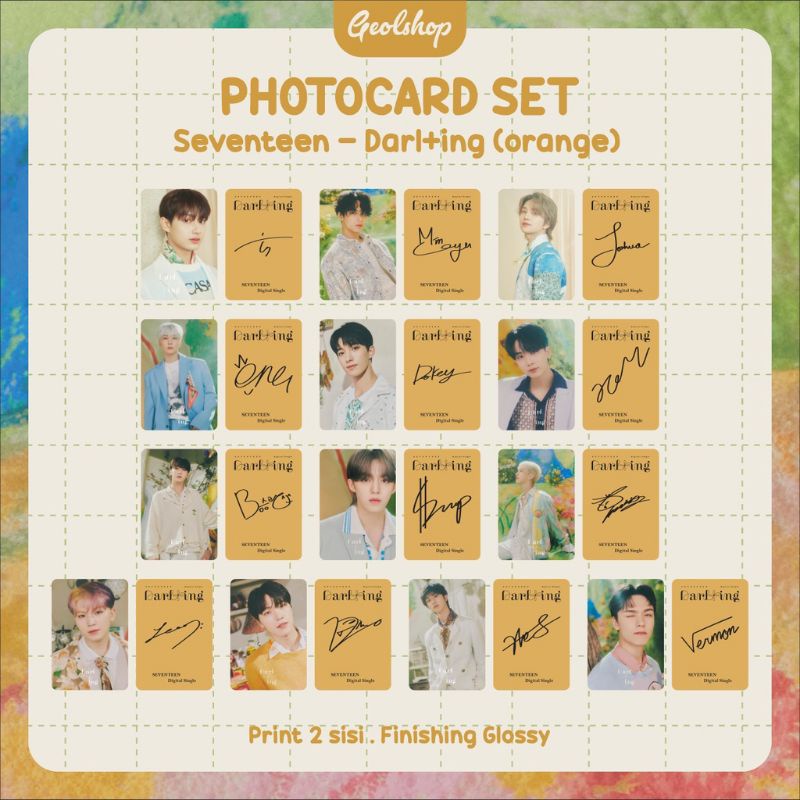 Photocard PC PREMIUM SEVENTEEN HEAVEN F.M.L DARL+ING|FTS