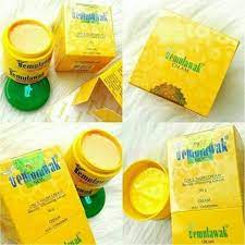 BEDAK TEMULAWAK CREAM 50G BUATAN MALAYSIA ASLI ORIGINAL / BEDAK KRIM SIANG DAN MALAM