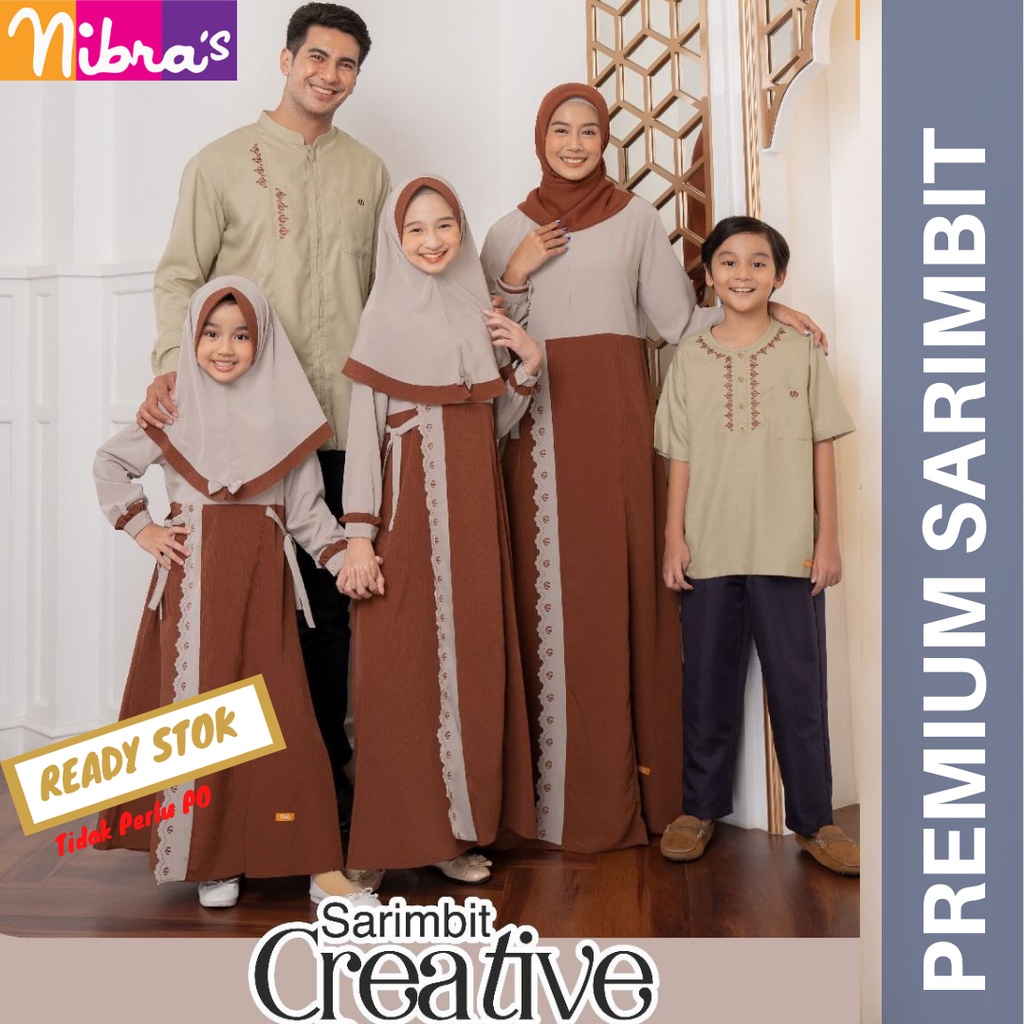 NEW - Sarimbit Keluarga 2022 Ori Series Nibras Yasmeera - Baju Couple Keluarga Lebaran 2022 Meh Bandung  -  Koko Ayah Gamis Ibu dan Anak Busana Muslim Cople Cauple Kapel Premium