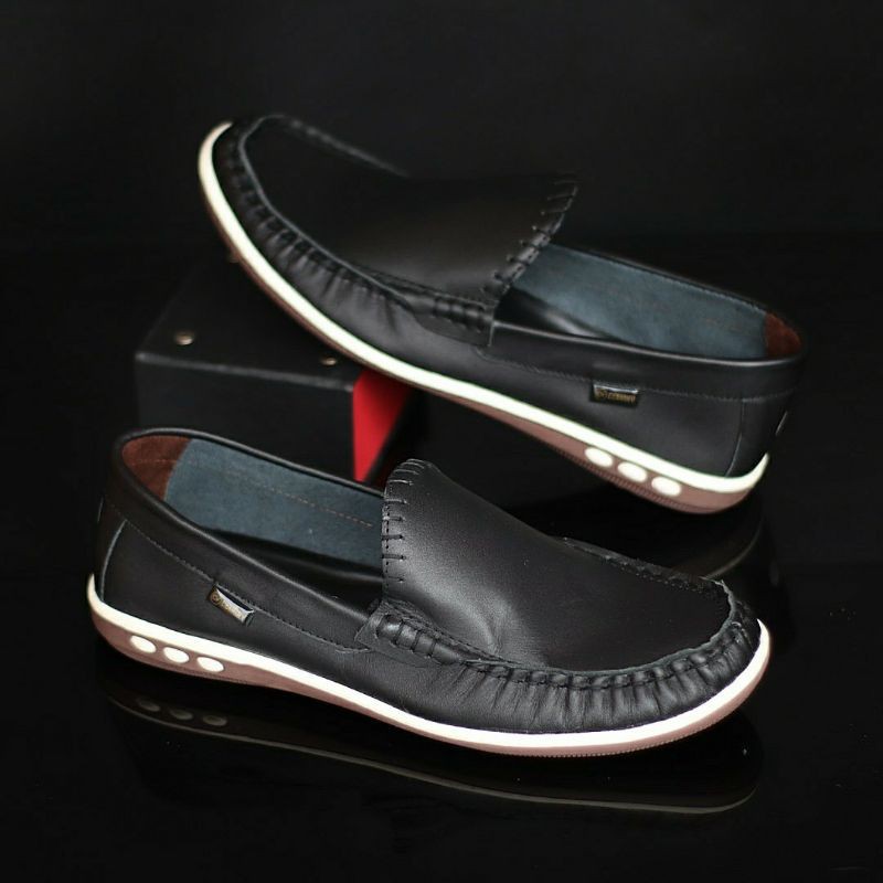 Crafts - Sepatu Formal Casual Hitam Kulit Kerja Pria