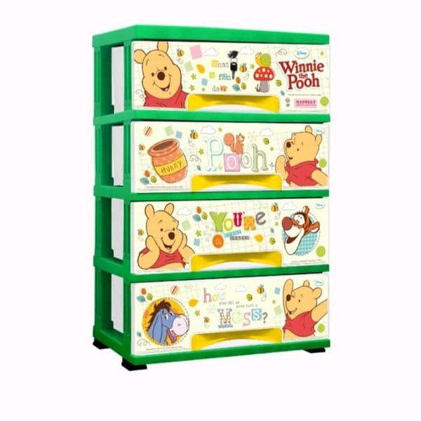 Favorit (1) Napolly Lemari Laci Plastik DSC 4Q Winnie The Pooh ( 65x39x95 cm )