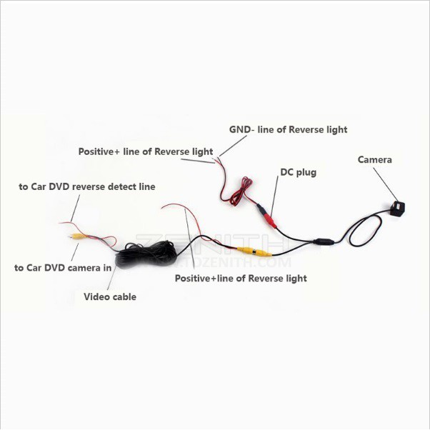 Kamera Mundur / Parkir OEM 12 LED , Mitsubishi Pajero Sport