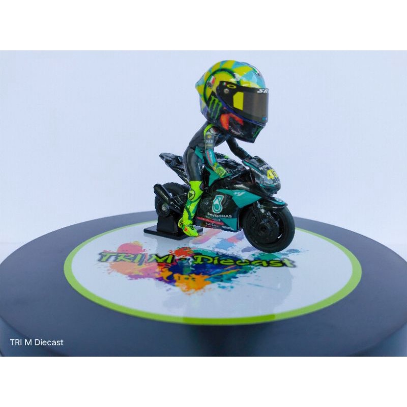 Miniatur Mungil Valentino Rossi Petronas 2021 skala 1:32