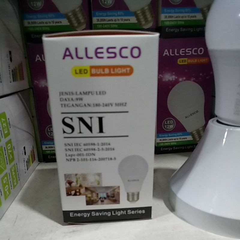 LAMPU LED BULB ALLESCO 9W