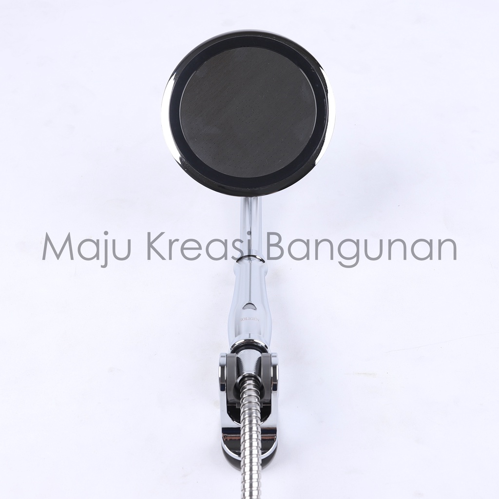 Hand Shower SOLIGEN A500 PVC ABS Chrome Kamar Mandi Tipe A 500 Kepala Toilet Selang Fleksibel Flexible