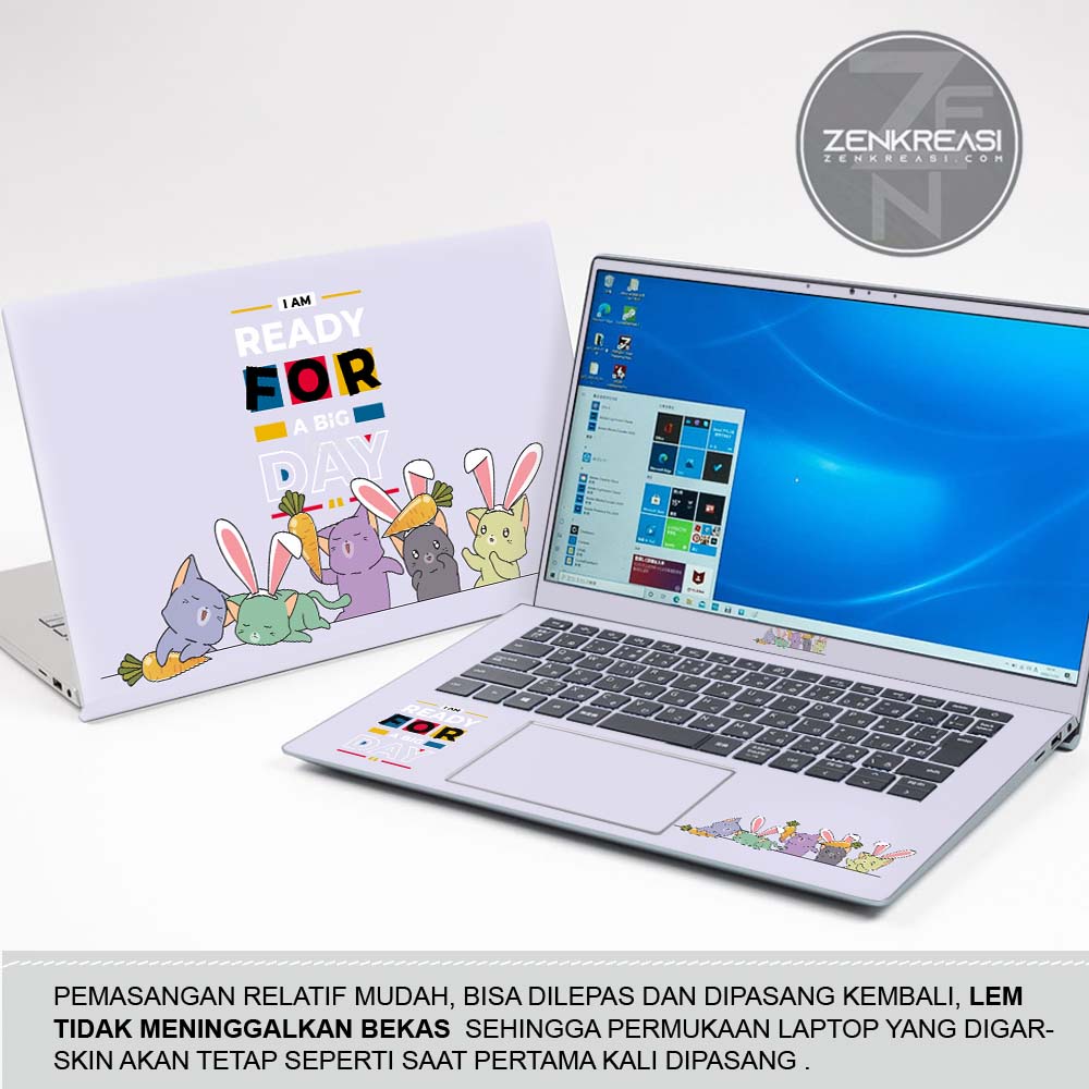 Garskin Laptop Skin Laptop Tema: Iam Ready