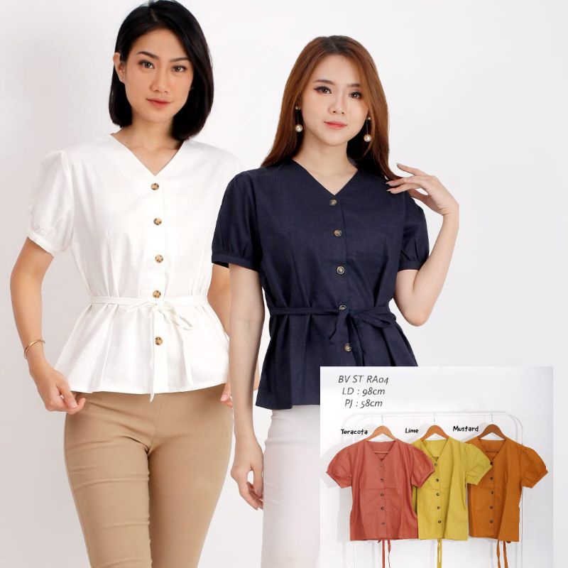 Atasan Polos BV RA-04 / Baju Fashion Wanita