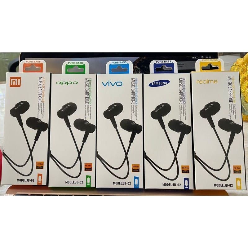 Headset JbL Jb-02 + Mic super bas kwalitas bagus