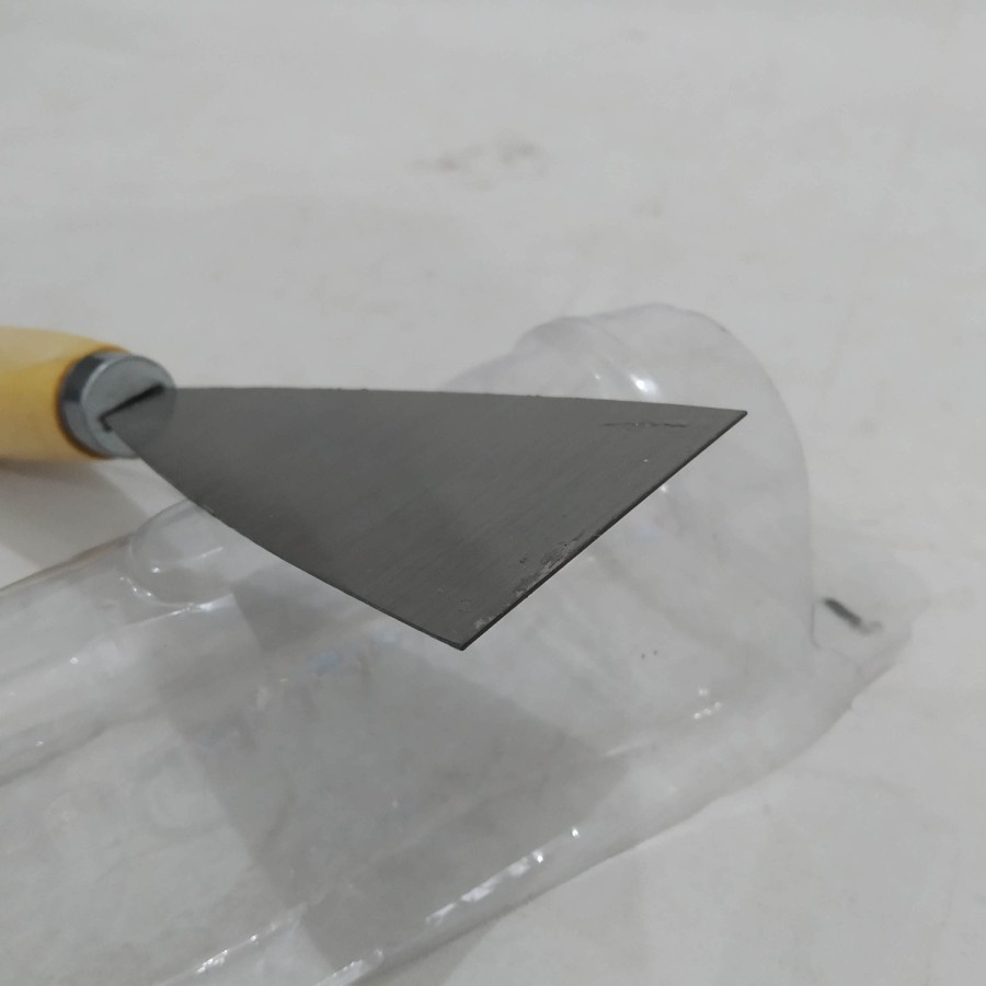 Scraper scrapper kape spatula gagang kayu 2inch / 5cm