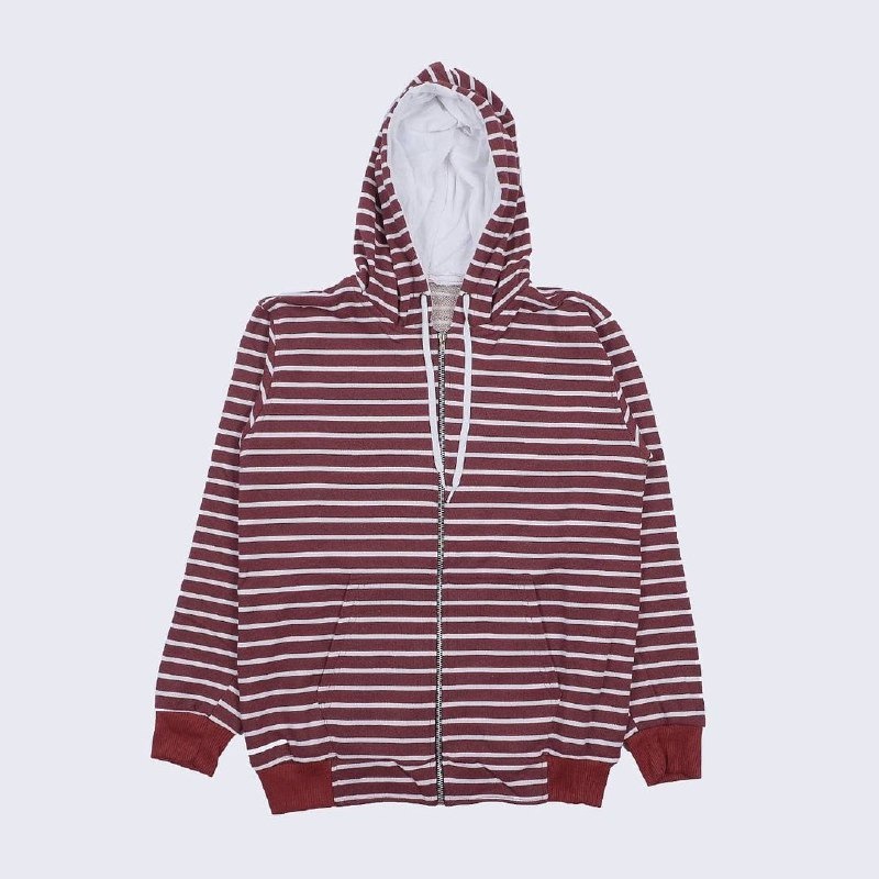 Jaket Pria Wanita Stripes Terbaru Yg Lagi Trend ABG Remaja Dewasa COD Zipper Hoodie Resleting Murah 