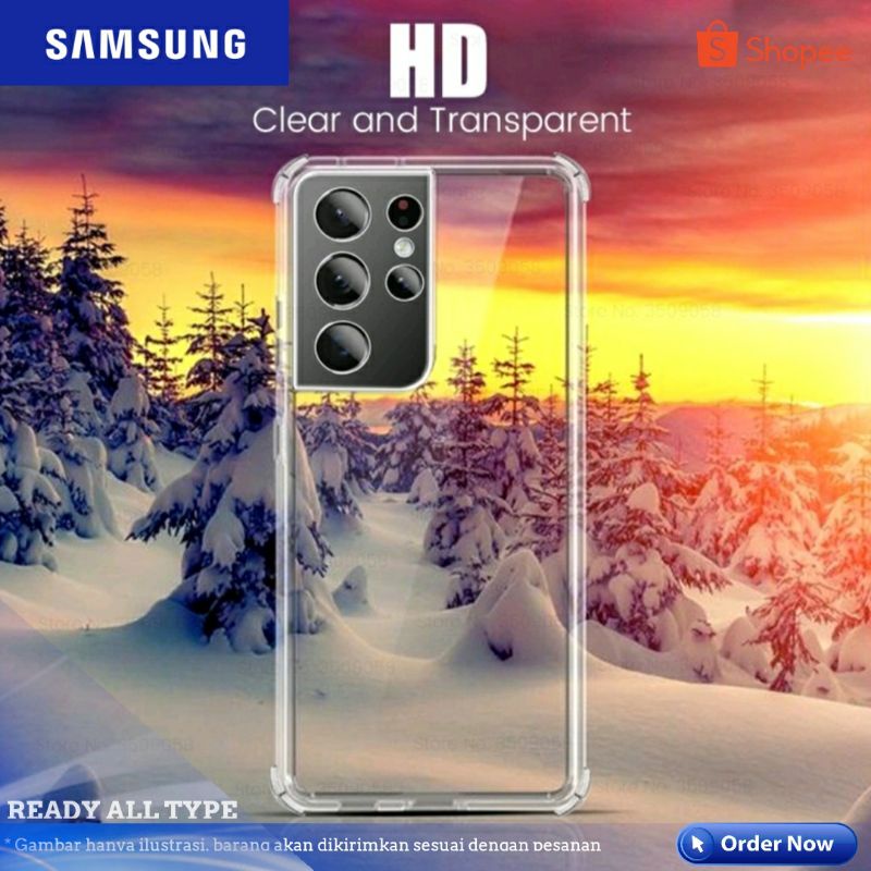 CASE PREMIUM CLEAR HD SAMSUNG S23 ULTRA S23+ A14 5G M12 M32 A04S NOTE 20 ULTRA A04E A14 4G A24 A34 A54 5G