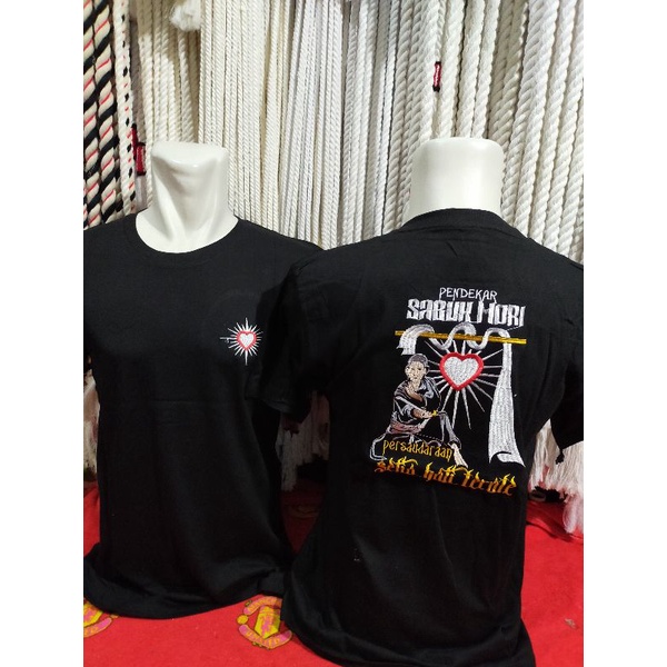 KAOS BORDIR DISTRO TERATE,KAOS DISTRO TERATE BORDIR