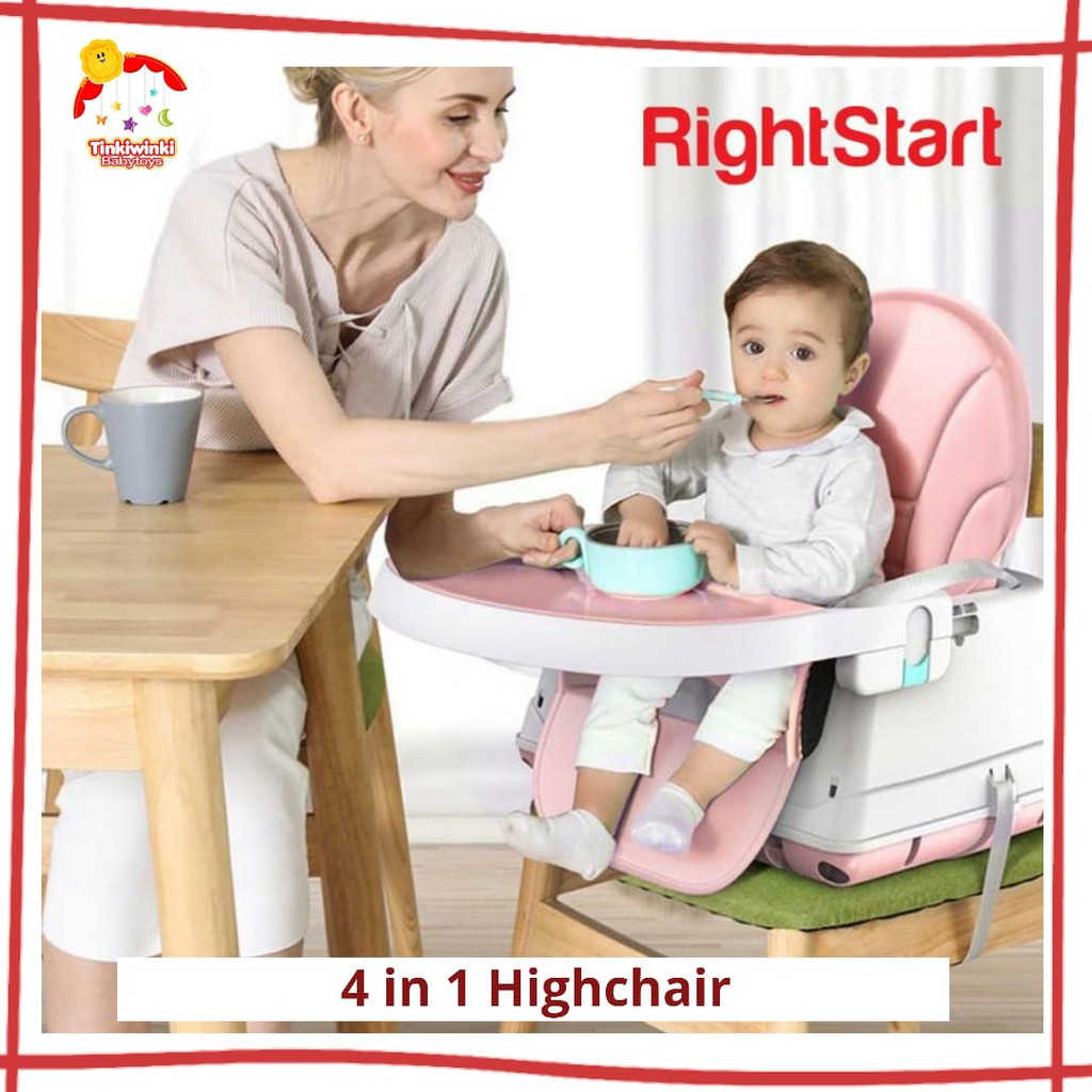 PROMO Price!!! New RIGHT START 4 IN 1 HIGHCHAIR KURSI MAKAN BAYI