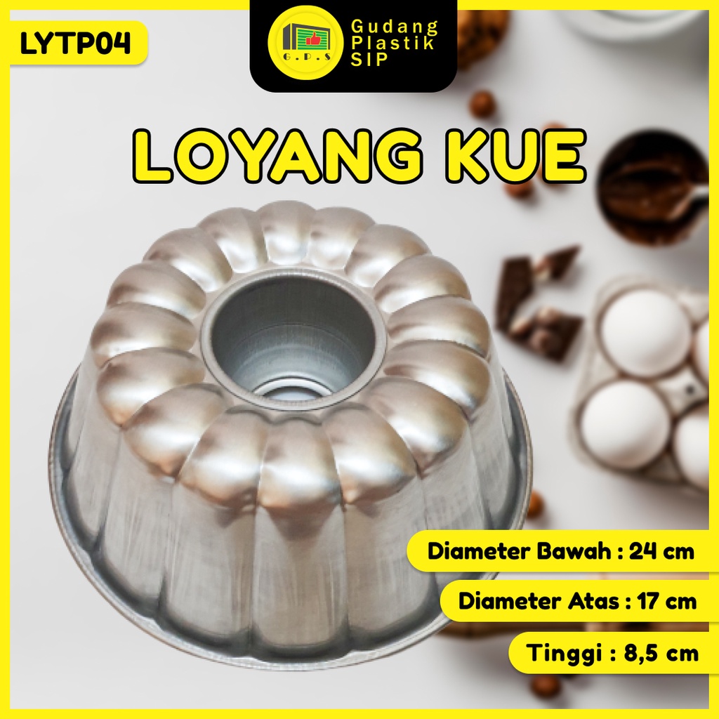 Loyang Press Cetakan Tulban Tanpa Sambungan Tipe Bolu LYTP04