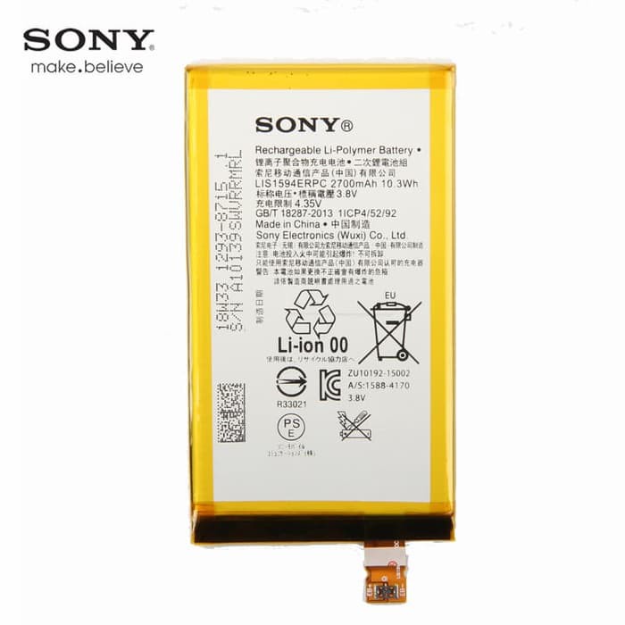 Baterai Original SONY Xperia Z5 Compact XA Ultra , XA Dual LIS1594ERPC