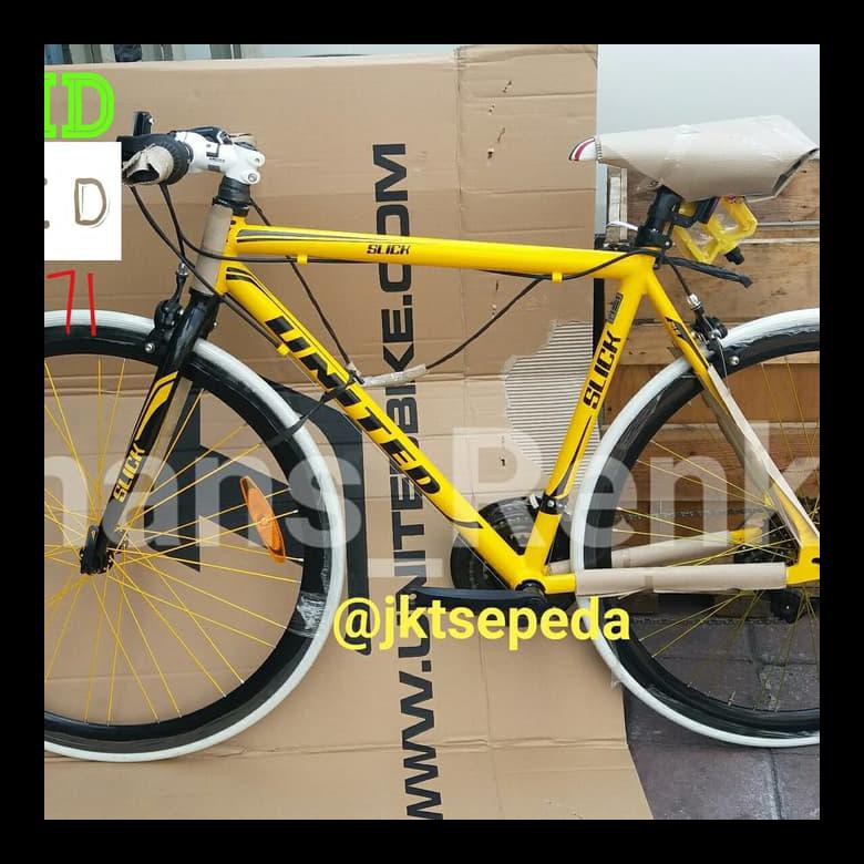  Sepeda  Hybrid  United  Slick  71  Shopee Indonesia