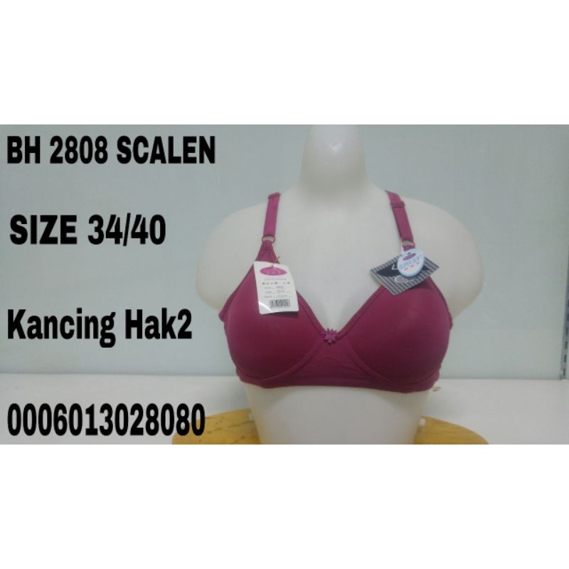 BRA SCALEN 2808 |CUP A | TANPA KAWAT | BUSA TIPIS