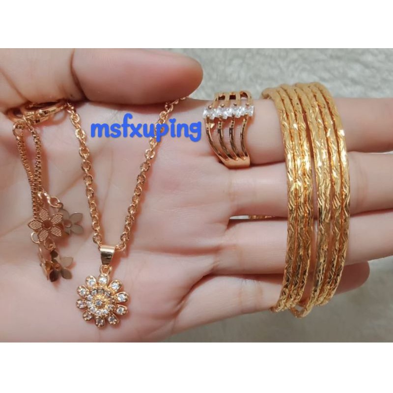 set keroncong komplit bunga mewah