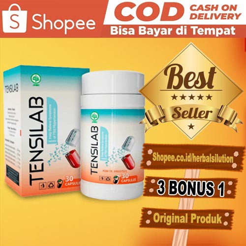TENSILAB OBAT HERBAL HIPERTENSI STROKE | TENSILAB ASLI ORIGINAL 100% HERBAL ALAMI