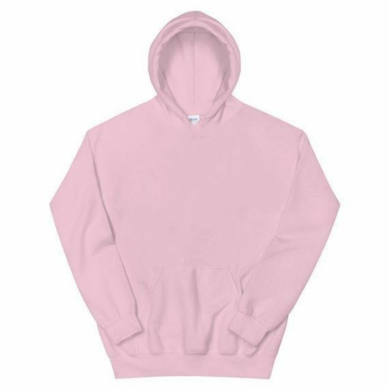 Hoodie Premium Pink Polos Wanita Premium Cotton Fleece