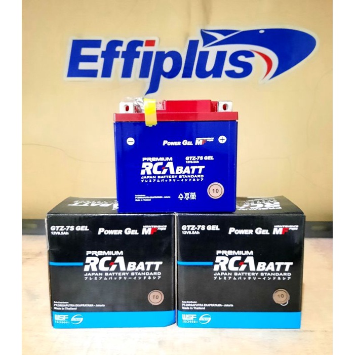 Aki Motor Honda PCX, VARIO 125 - 150, CBR 150 RCA BATT GTZ7S GEL