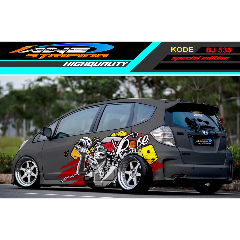 STICKER MOBIL JAZZ BRIO AGYA SIGRA SWIFT SEDAN / DECAL STICKER MOBIL / STICKER VARIASI MOBIL