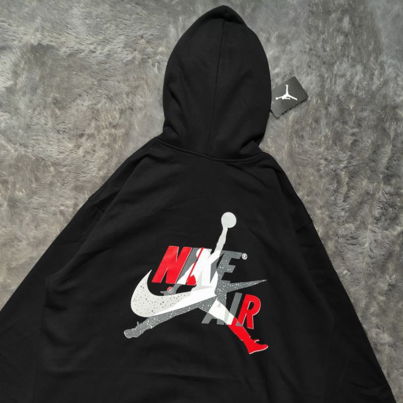 Sweater Hoodie Air Jordan Nike Air Abstrak Logo Fulltag &amp; Lebel