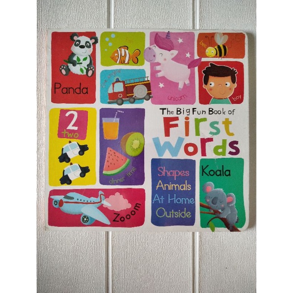 The Big Fun Book Of FIRST WORDS/ BUKU BBW/ FIRST WORDS