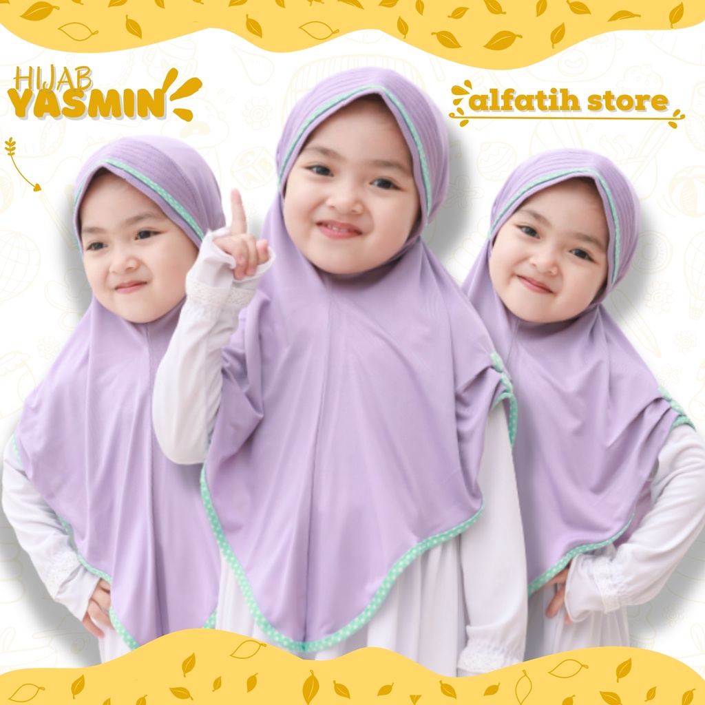 Jilbab Anak yasmin Nadian Jilbab anak lucu murah khimar anak  hijab anak tanggung kerudung anak termurah hijab jersey Jilbab Anak list hijab anak terlaris kerudung anak 5-8tahun