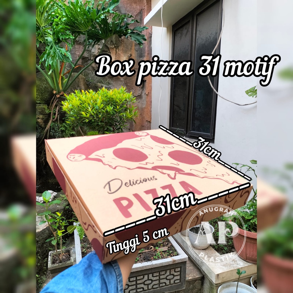 

Box pizza kraft uk 31 x 31 / dus coklat pizza PER 10 PCS