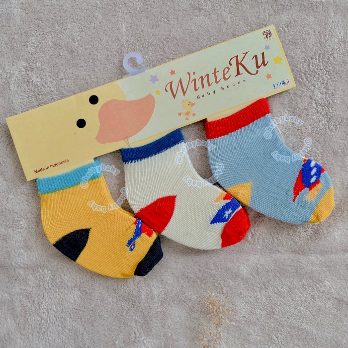 Winteku Baby Socks / Kaos Kaki Bayi / Kaos Kaki 3in1 / Kado Bayi / Kado Lahiran