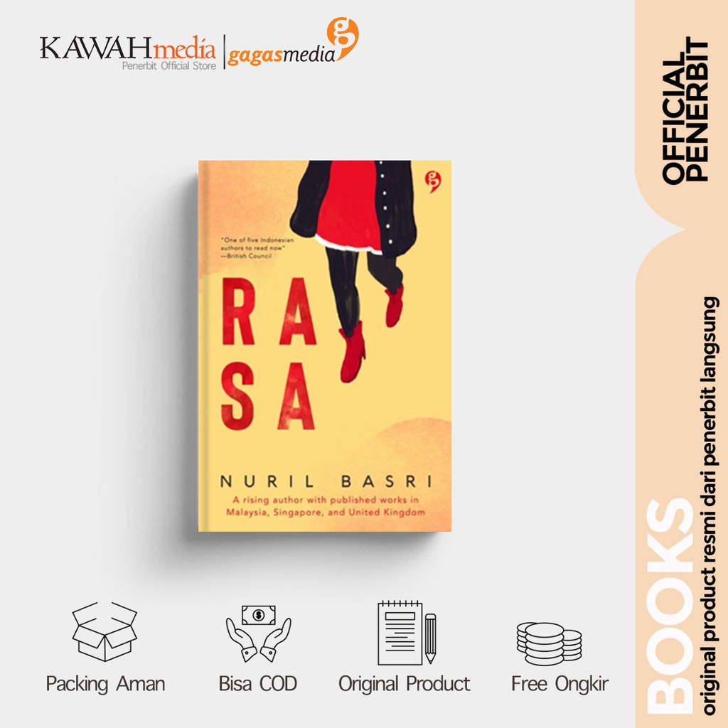 Buku Novel RASA  - Nuril Basri - Gagasmedia